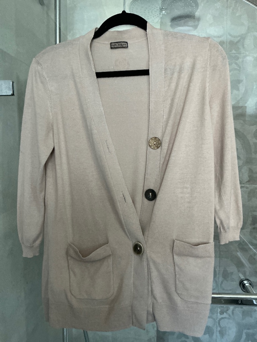 Maliparmi Silk Cotton Cardigan – Size S | Italian Designer Knit